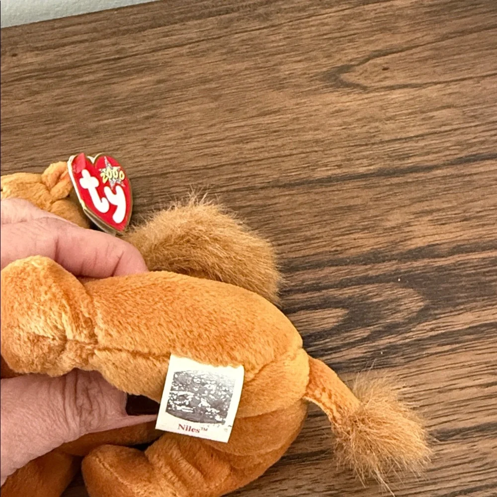 2000 TY Beanie Baby‎ Niles the Tan Brown Camel Beanbag Plush Toy Doll